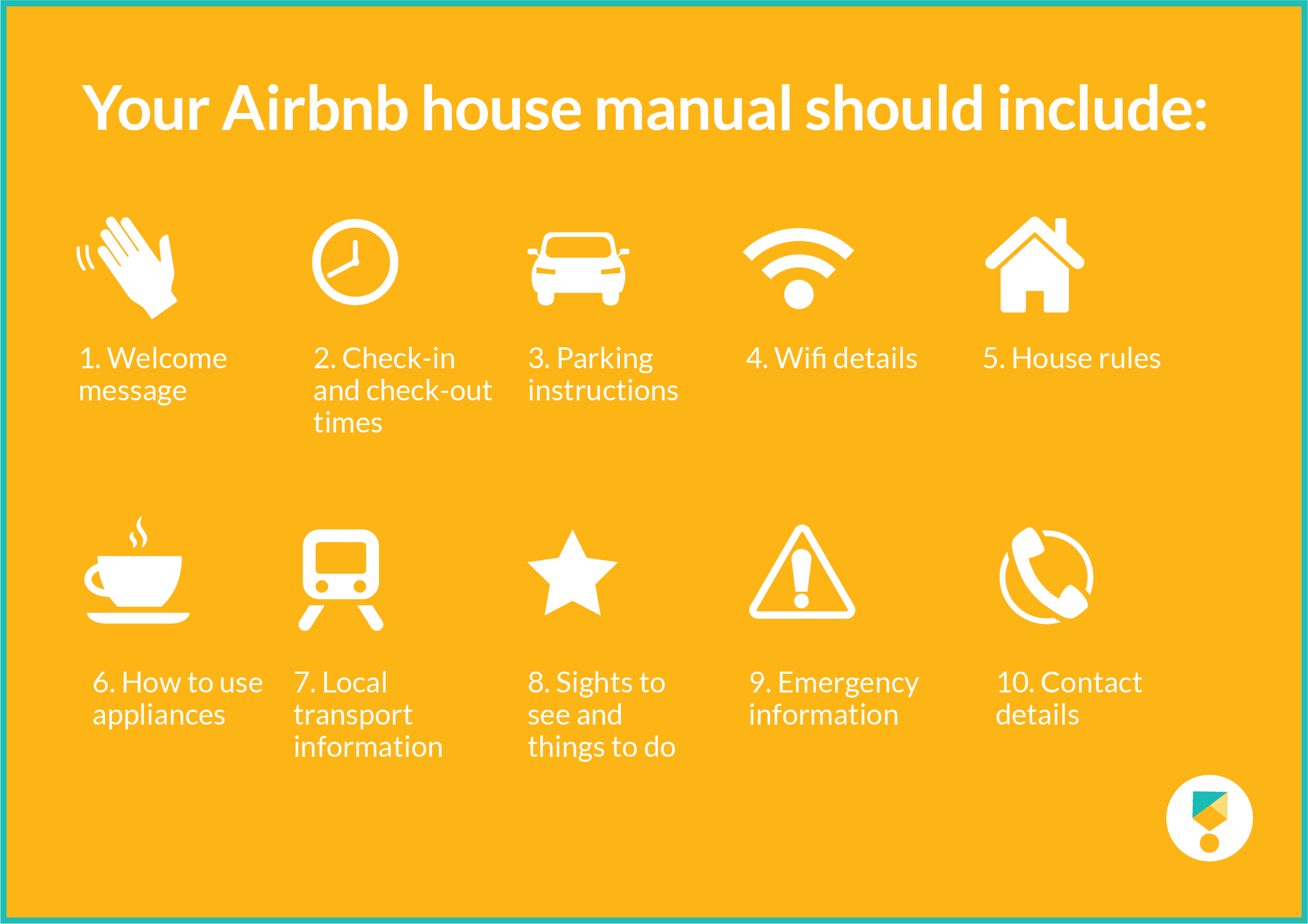 What to include in an Airbnb house manual template