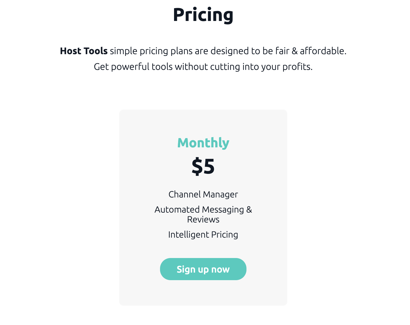 The pricing makes host tools a great smoobu alternative.