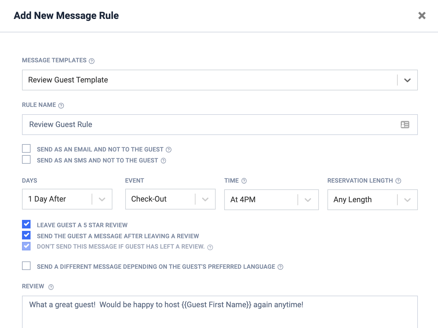 How to set up automatic messages in Host Tools for Airbnb self check-in