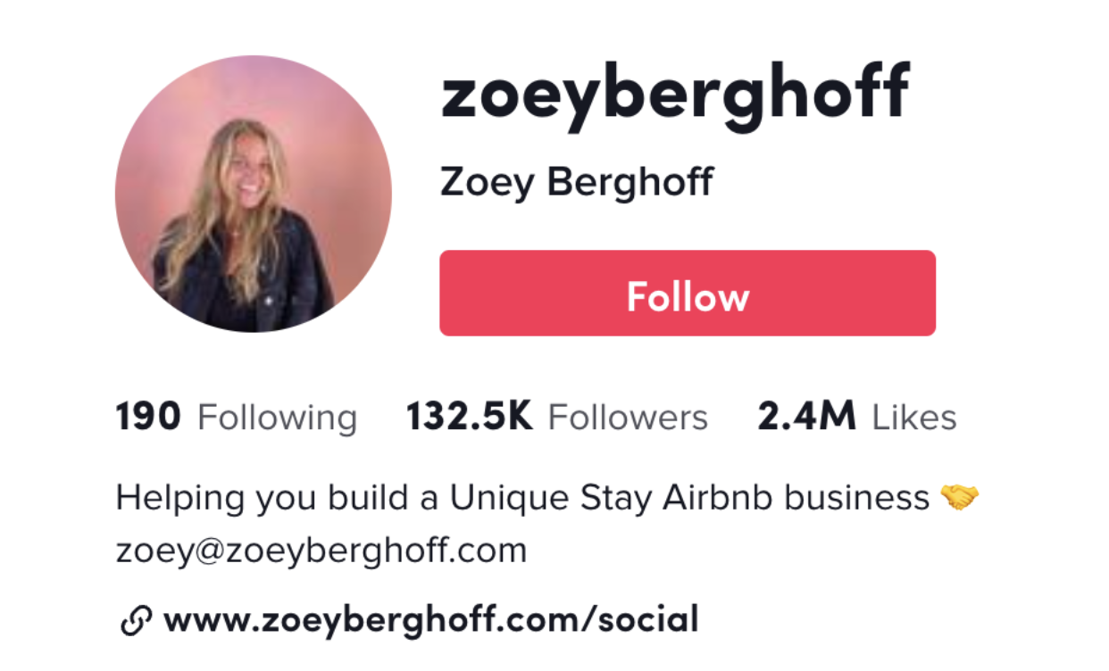 Airbnb influencers to follow