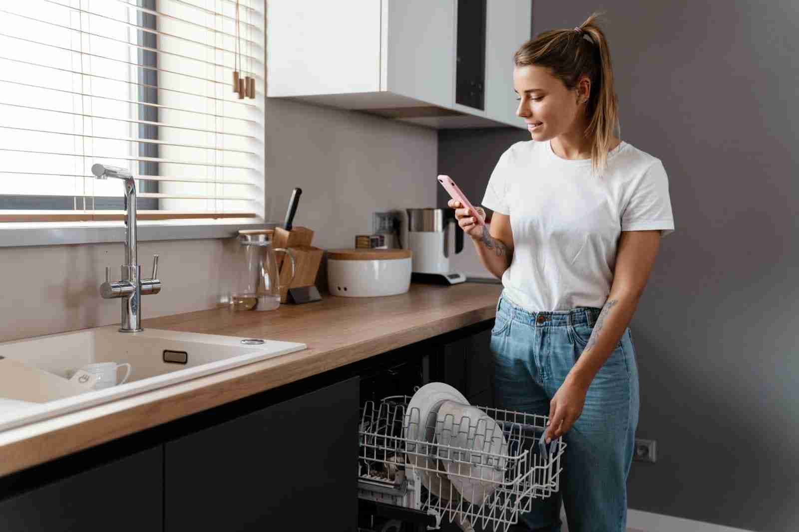 Woman and Phone